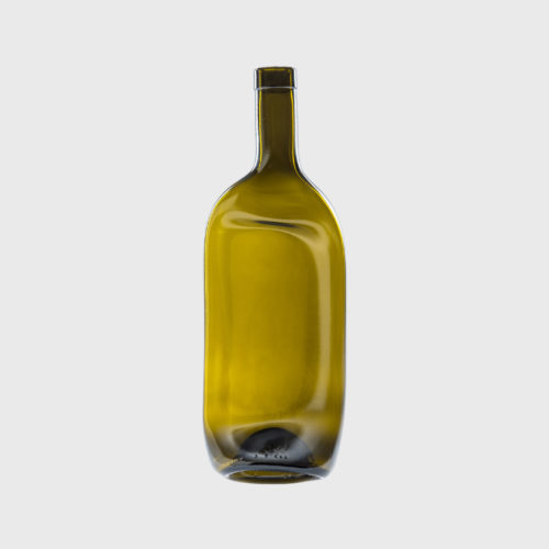Bordeauxflasche geschmolzen upcycling recycling Handarbeit teller