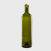 vase lang olive flasche weinflasche glas handarbeit